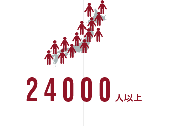 24000人以上