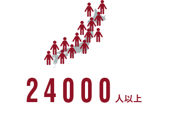 24000人以上